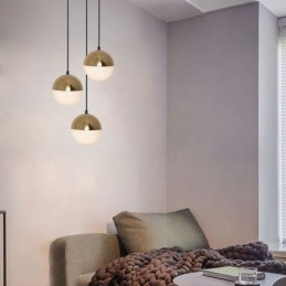 Nordic Ball Cluster Wisząca lampa Nowoczesna kreatywna okrągła lampa oświetleniowa