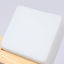 Nordic Wood Wisząca lampa ze szklanym kloszem Żyrandol