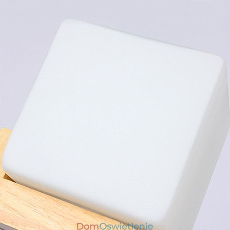 Nordic Wood Wisząca lampa ze szklanym kloszem Żyrandol