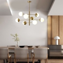 Współczesna lampa wisząca Magic Bean Sputnik Chandelier Lamp