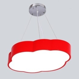 Wisząca lampa Nowoczesna prosta lampa chmurowa Kreatywne oświetlenie kreskówkowe