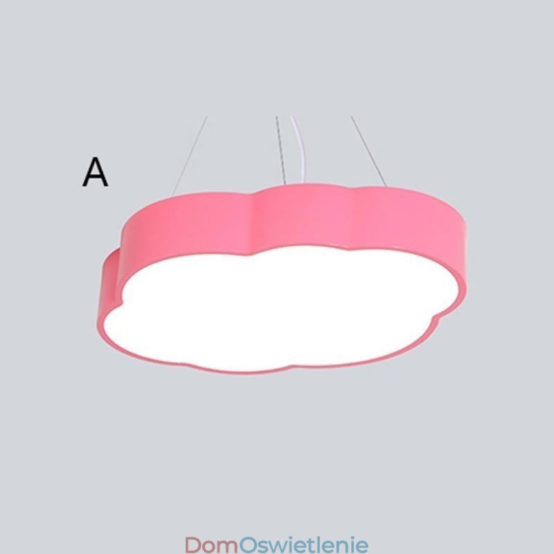 Wisząca lampa Nowoczesna prosta lampa chmurowa Kreatywne oświetlenie kreskówkowe