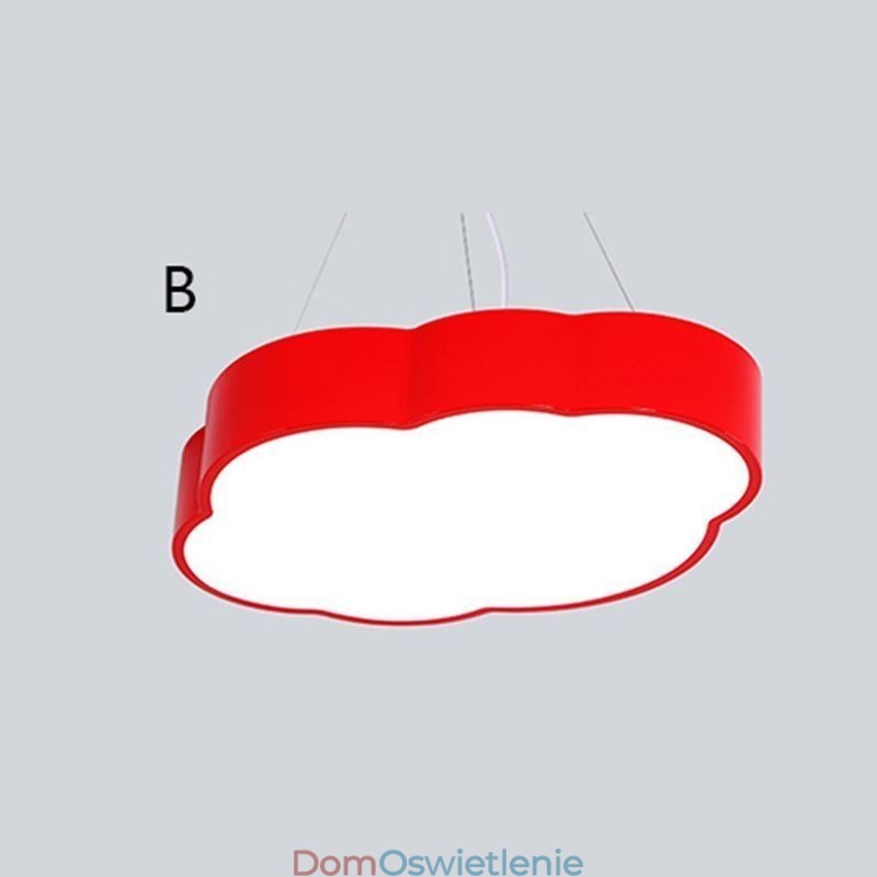 Wisząca lampa Nowoczesna prosta lampa chmurowa Kreatywne oświetlenie kreskówkowe