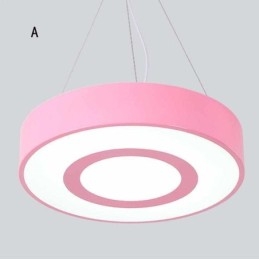 Nowoczesna, unikalna lampa wisząca okrągła lampa prosta, ciepła, świetlna