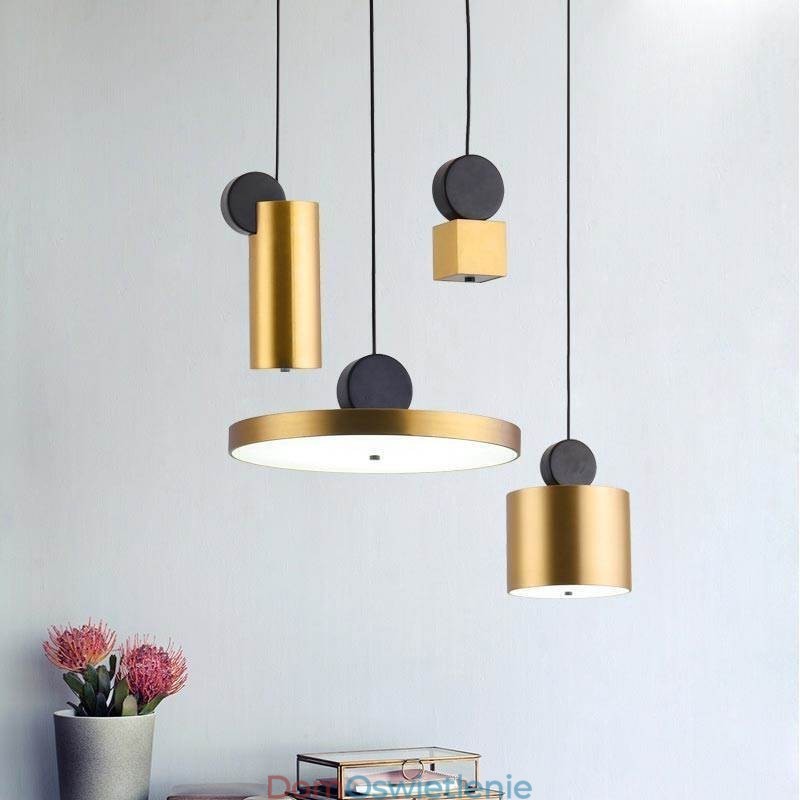 Nowoczesna lampa wisząca Nordic akrylowa lampa geometryczna oświetlenie