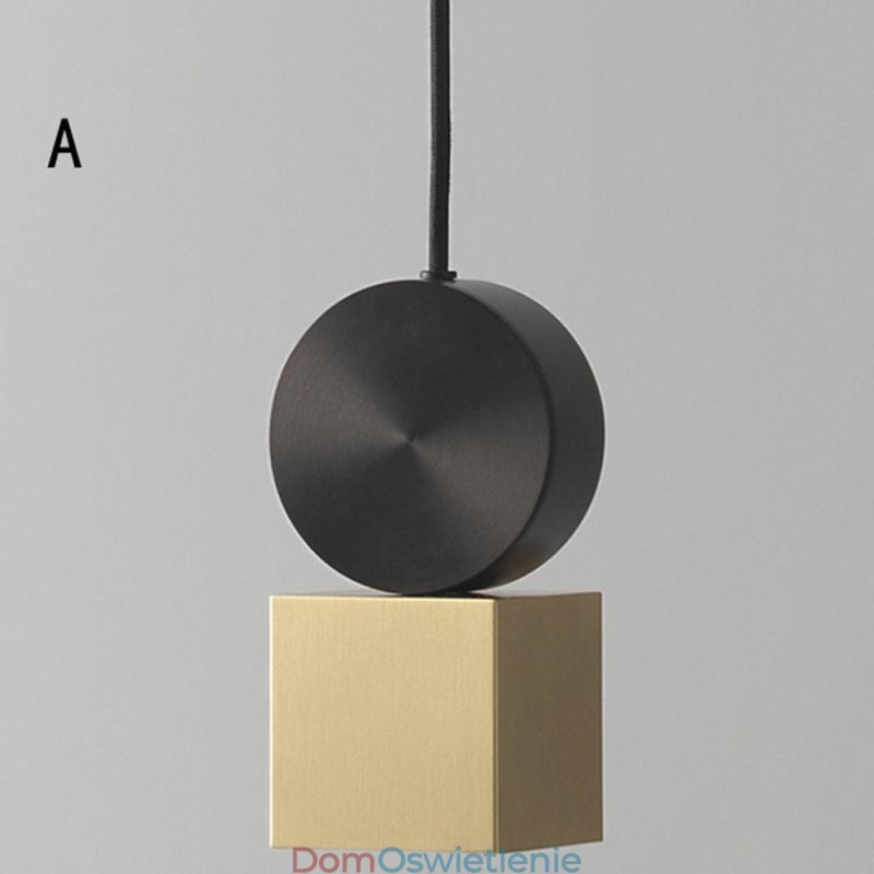Nowoczesna lampa wisząca Nordic akrylowa lampa geometryczna oświetlenie