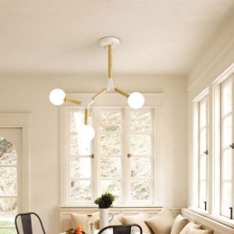 Nordic Magic Bean Wisząca lampa Kreatywne drewniane oświetlenie