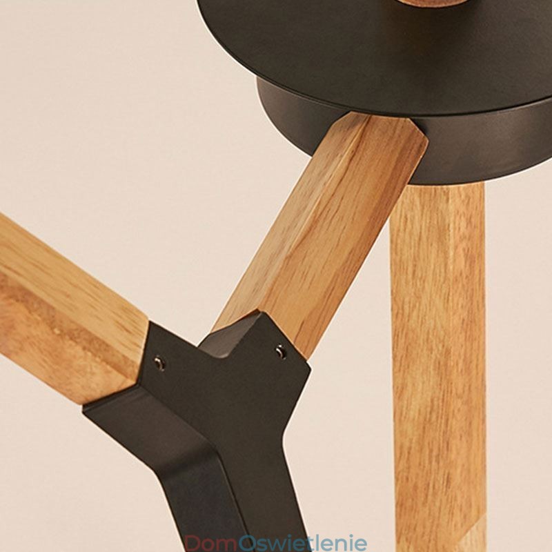 Nordic Magic Bean Wisząca lampa Kreatywna drewniana oprawa świetlna
