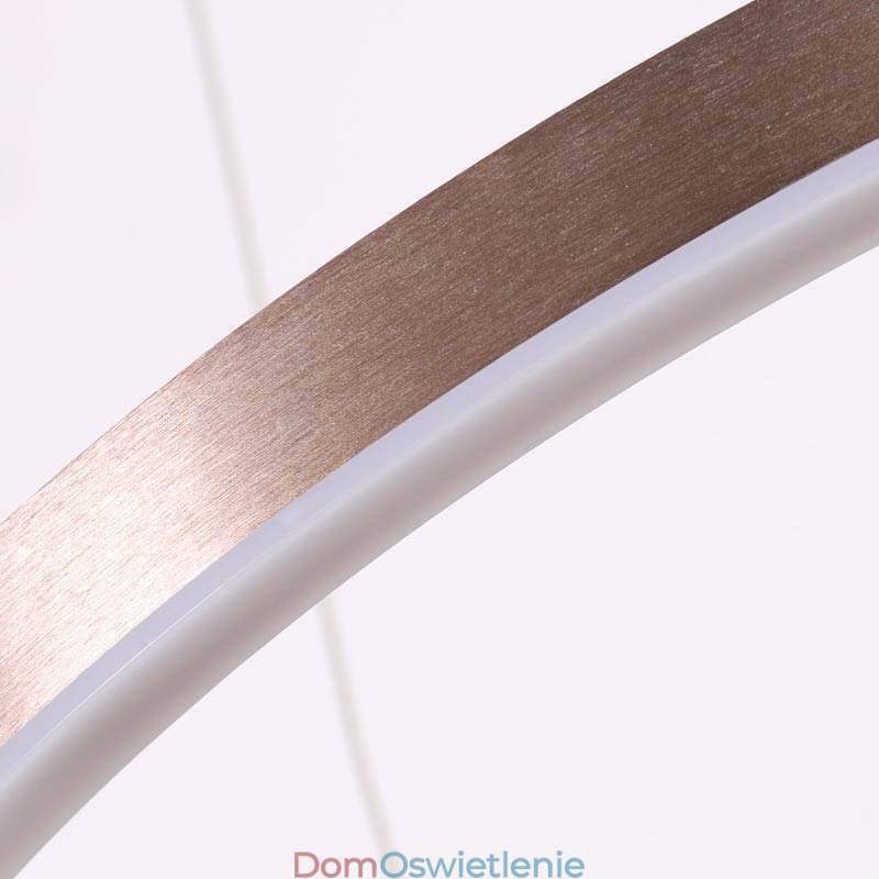 Wisząca lampa rysunek rzemiosło 2 pierścienie lampa 60+40cm