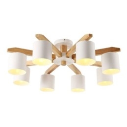 Nordic Log Lampa wisząca Macaron Light Fixting
