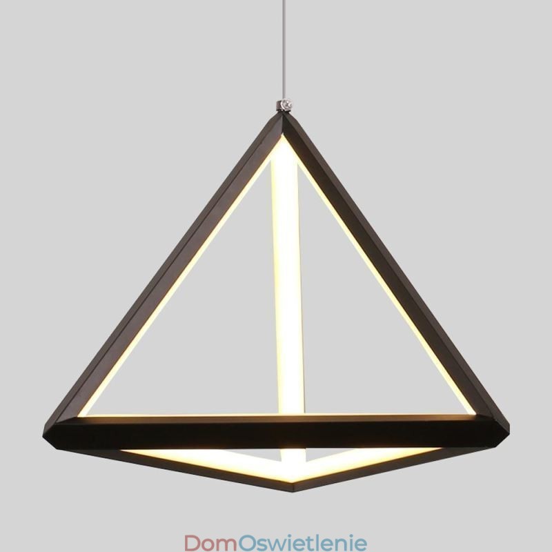 Wisząca lampa postmodernistyczna, trójkątna lampa geometryczna, kreatywne oświetlenie