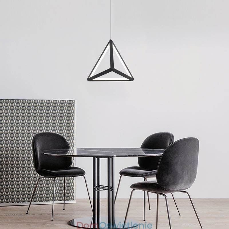 Wisząca lampa postmodernistyczna, trójkątna lampa geometryczna, kreatywne oświetlenie