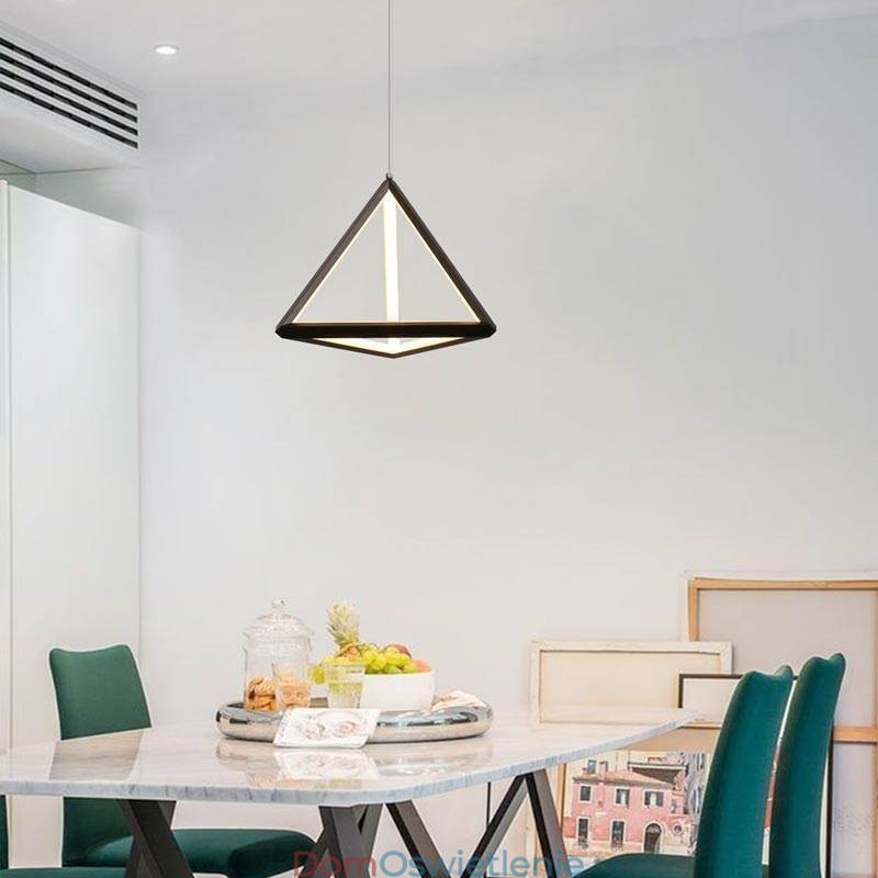 Wisząca lampa postmodernistyczna, trójkątna lampa geometryczna, kreatywne oświetlenie