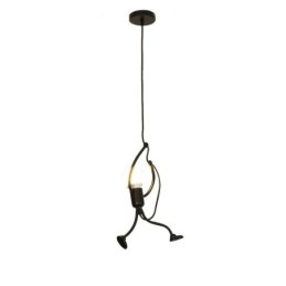 Nowoczesna prosta lampa wisząca w kształcie małego człowieka Lampa kreatywne światło
