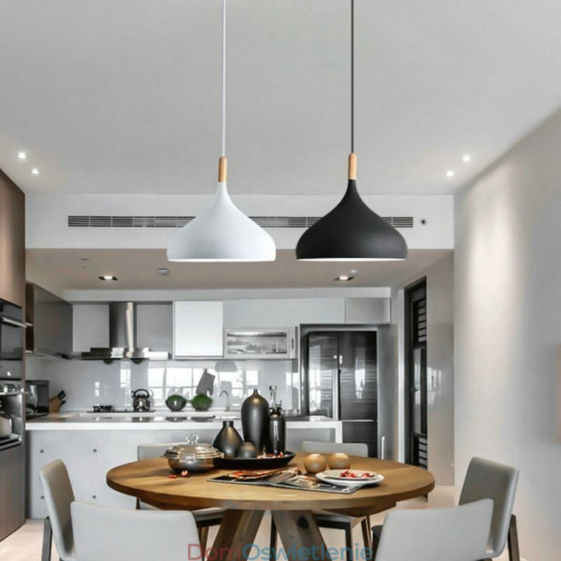 Nowoczesna lampa wisząca aluminiowa lampa Macaron Home Regulowane światło