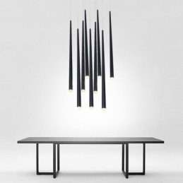 Współczesna lampa wisząca w kształcie cylindra Lampa Meteor Rain Lighting