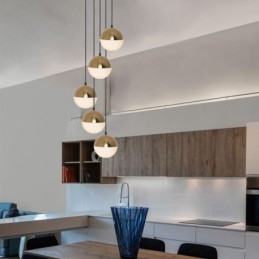 Nordic Cluster Wisząca lampa Kreatywny kształt koła Lampa Oświetlenie