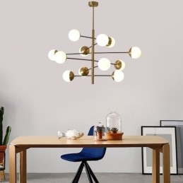 Współczesna lampa wisząca Magic Bean Sputnik Chandelier Lamp