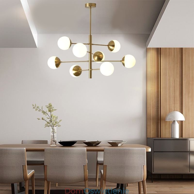 Współczesna lampa wisząca Magic Bean Sputnik Chandelier Lamp