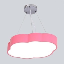 Wisząca lampa Nowoczesna prosta lampa chmurowa Kreatywne oświetlenie kreskówkowe