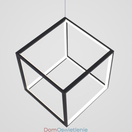 Czarna lampa wisząca Geometryczna kostka oświetleniowa LBY18069 Czarna lampa wisząca Geometryczna kostka oświetleniowa LBY18069