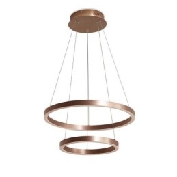 Wisząca lampa rysunek rzemiosło 2 pierścienie lampa 60+40cm