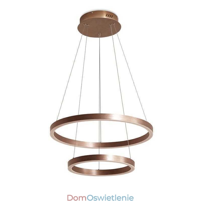 Wisząca lampa rysunek rzemiosło 2 pierścienie lampa 60+40cm