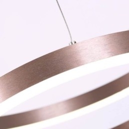 Wisząca lampa rysunek rzemiosło 2 pierścienie lampa 60+40cm