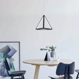 Wisząca lampa postmodernistyczna, trójkątna lampa geometryczna, kreatywne oświetlenie