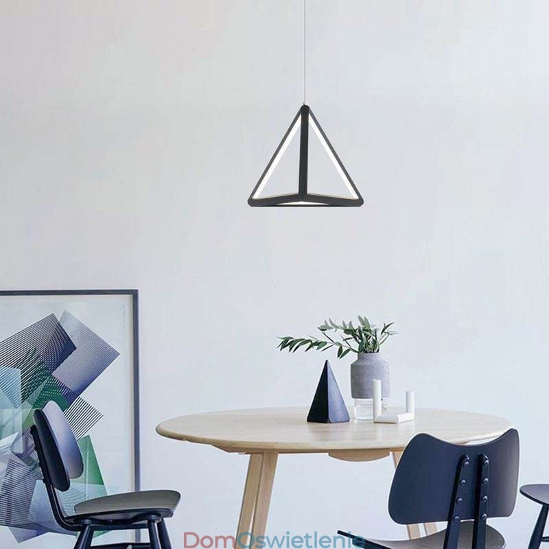 Wisząca lampa postmodernistyczna, trójkątna lampa geometryczna, kreatywne oświetlenie