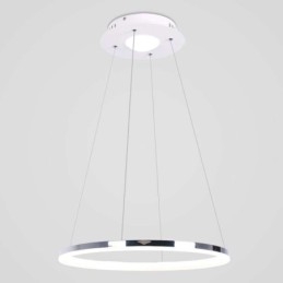 Nowoczesna lampa wisząca akrylowa okrągła lampa 40cm