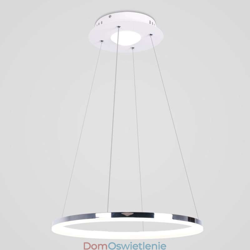 Nowoczesna lampa wisząca akrylowa okrągła lampa 40cm