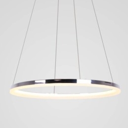 Nowoczesna lampa wisząca akrylowa okrągła lampa 40cm