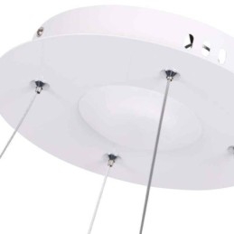 Nowoczesna lampa wisząca akrylowa okrągła lampa 40cm