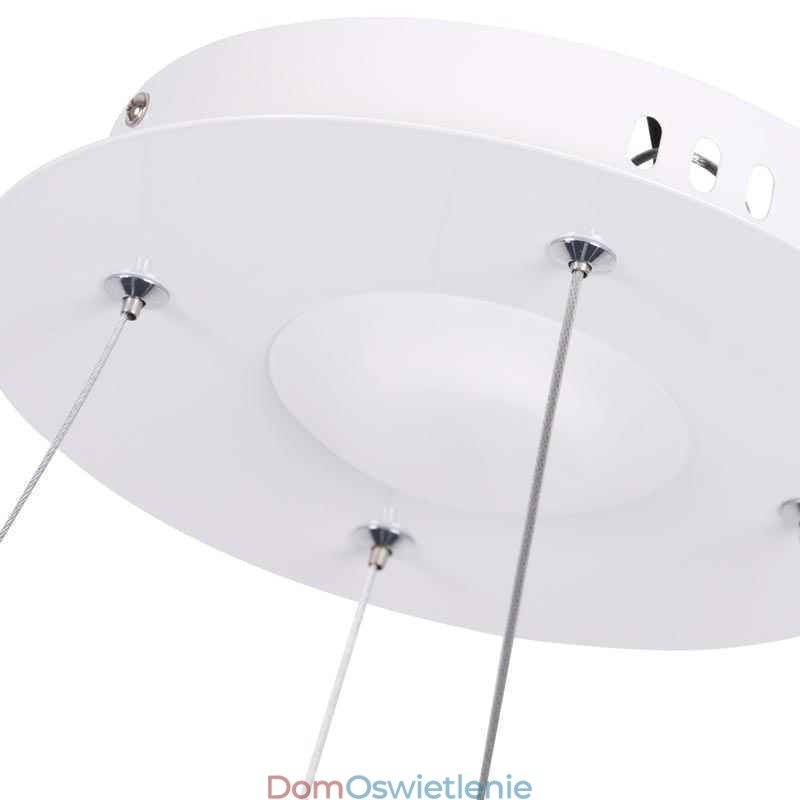 Nowoczesna lampa wisząca akrylowa okrągła lampa 40cm