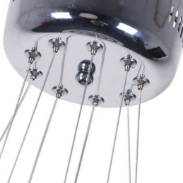 Nowoczesna lampa wisząca akrylowa 3 pierścienie lampa 40+30+20cm