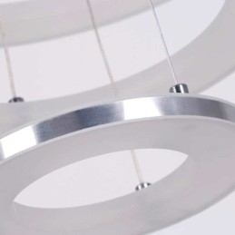 Nowoczesna lampa wisząca akrylowa 3 pierścienie lampa 40+30+20cm