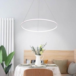 Nowoczesna lampa wisząca okrągła lampa 60cm 80cm