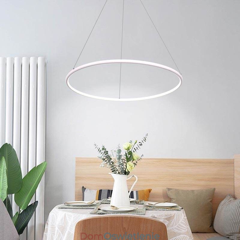 Nowoczesna lampa wisząca okrągła lampa 60cm 80cm