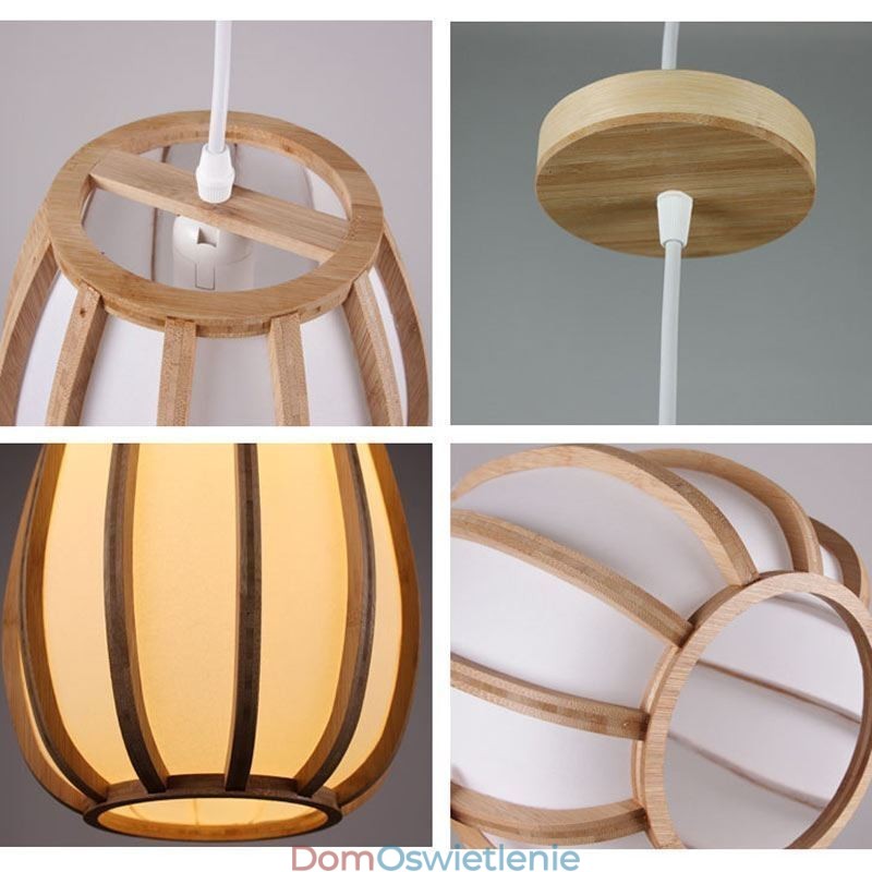 Wisząca lampa bambusowa Visual Comfort
