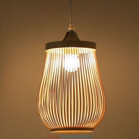 Lampa wisząca Hollow Cage Nowoczesne oświetlenie wiszące z bambusa Lampa wisząca Hollow Cage Nowoczesne oświetlenie wiszące z bambusa