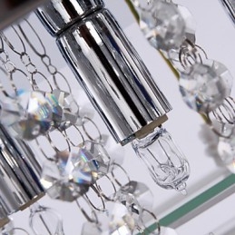 Lampa sufitowa nowoczesna kryształowa Living 5 świateł