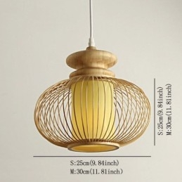 Nordic Exquisite Bamboo Lampa wisząca