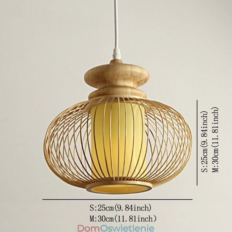 Nordic Exquisite Bamboo Lampa wisząca