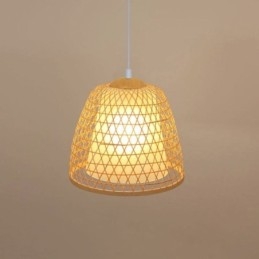 Wisząca lampa wisząca Visual Comfort Dome Bamboo