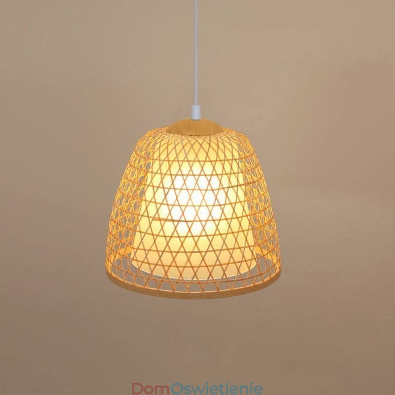 Wisząca lampa wisząca Visual Comfort Dome Bamboo