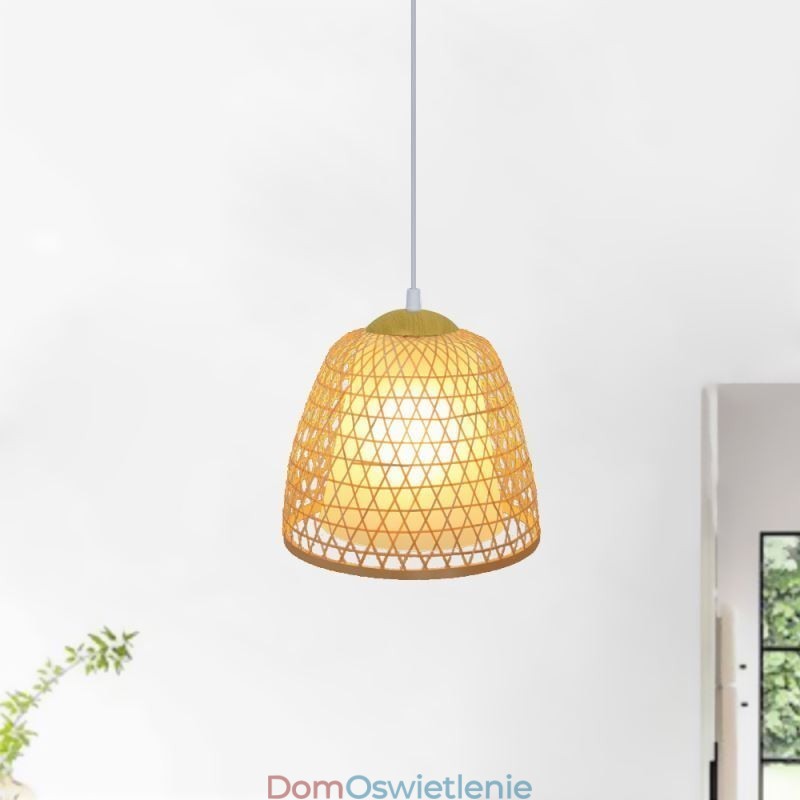 Wisząca lampa wisząca Visual Comfort Dome Bamboo