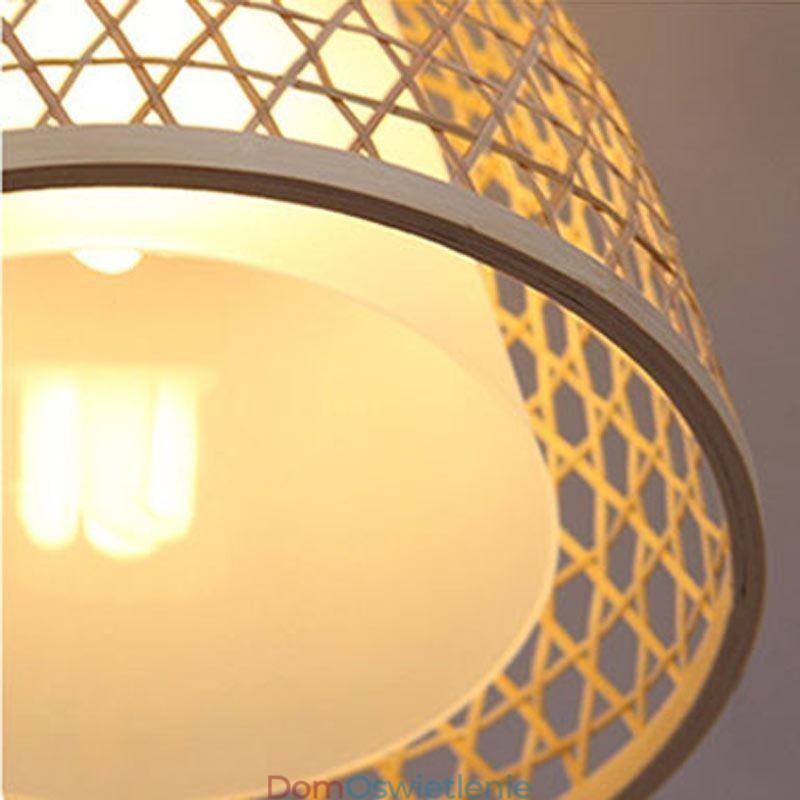 Wisząca lampa wisząca Visual Comfort Dome Bamboo