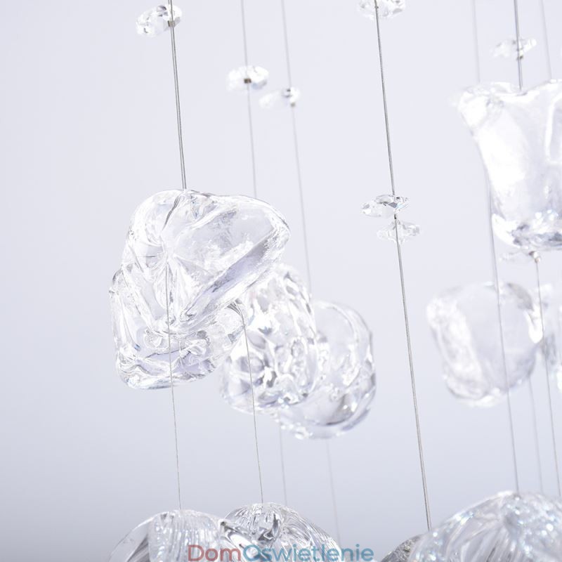Nordic Wisząca lampa Kreatywny motyl Szklana lampa wisząca