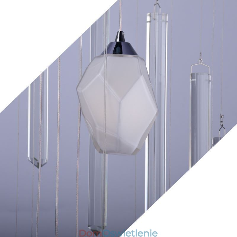 Wisząca lampa klastrowa, nowoczesny duży wiszący kryształowy żyrandol, schody dwupoziomowe